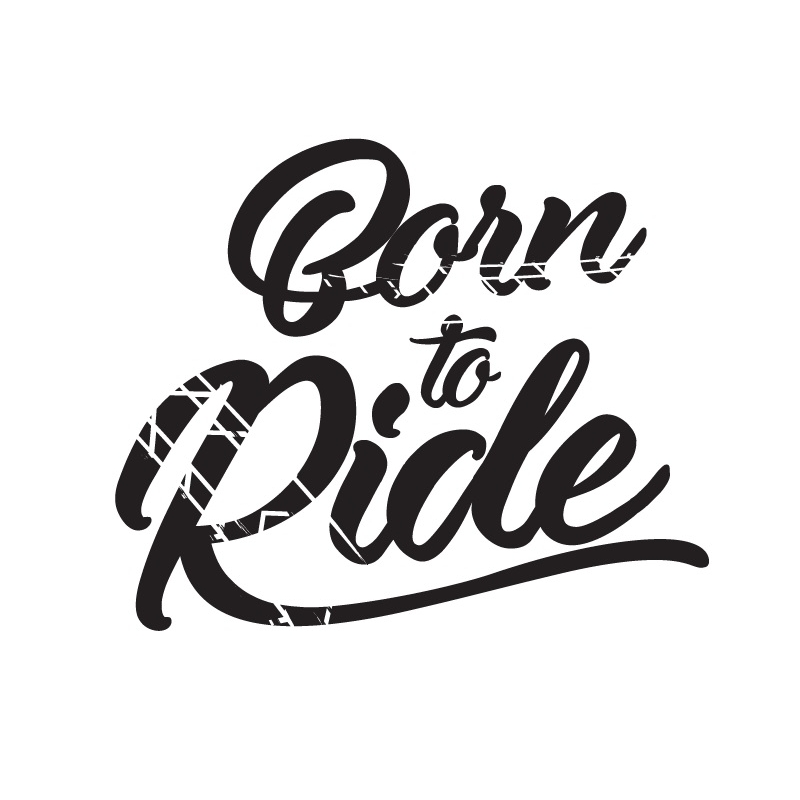 Born to Ride kleebis