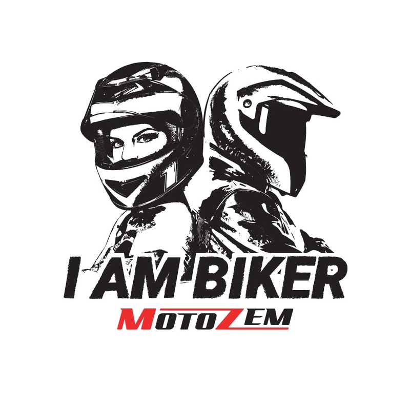 MotoZem I Am Biker kleebis