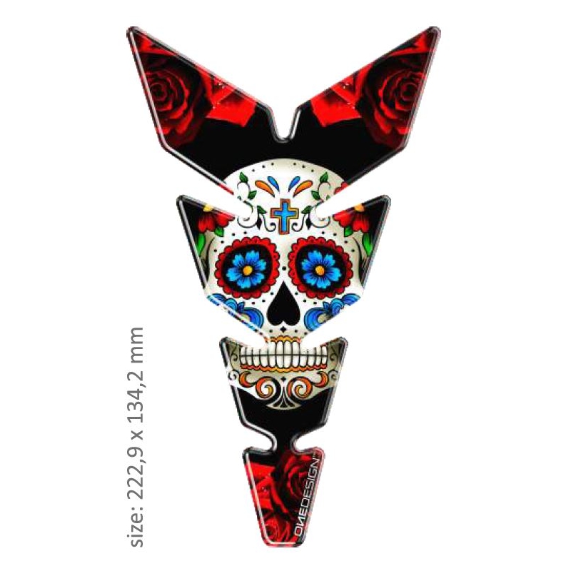 Polep palivové nádrže Print - MOON Slim Mexican Tatoo