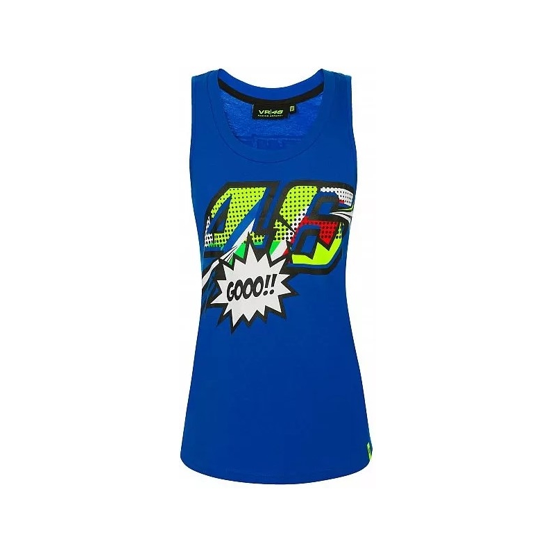 Naiste tank top VR46 Valentino Rossi POP ART sinine