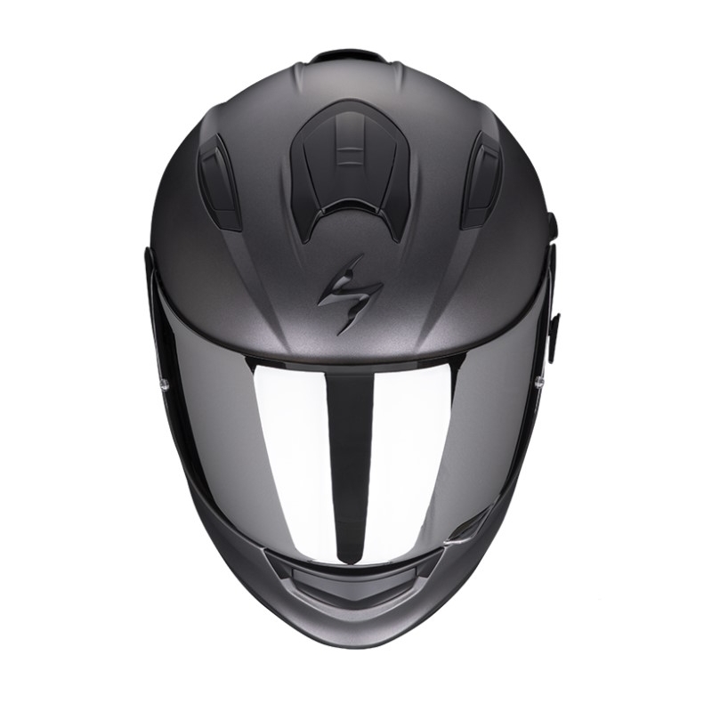 Integreeritud mootorratta kiiver Scorpion Exo-491 Solid matt antratsiitne