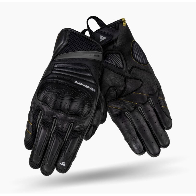 Shima Rush mootorratta kindad mustad