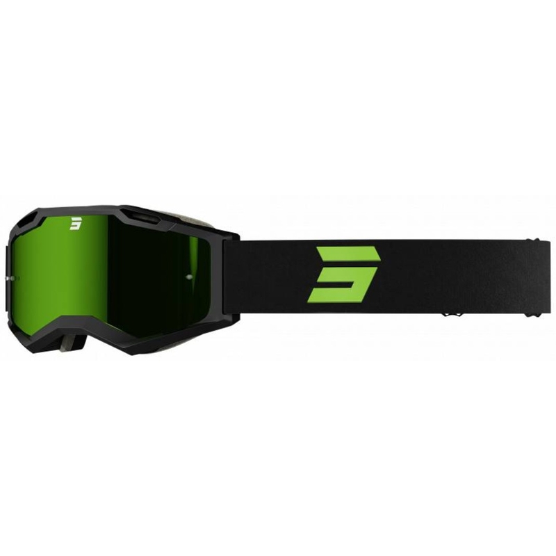 Motokross prillid Shot Iris 2.0 Tech must-roheline