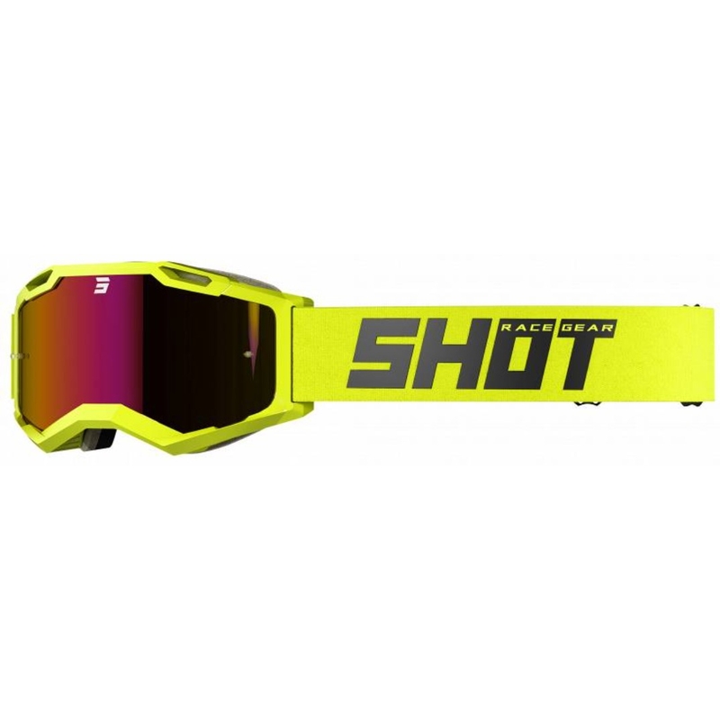 Motokrossiprillid Shot Iris 2.0 Solid fluo kollane