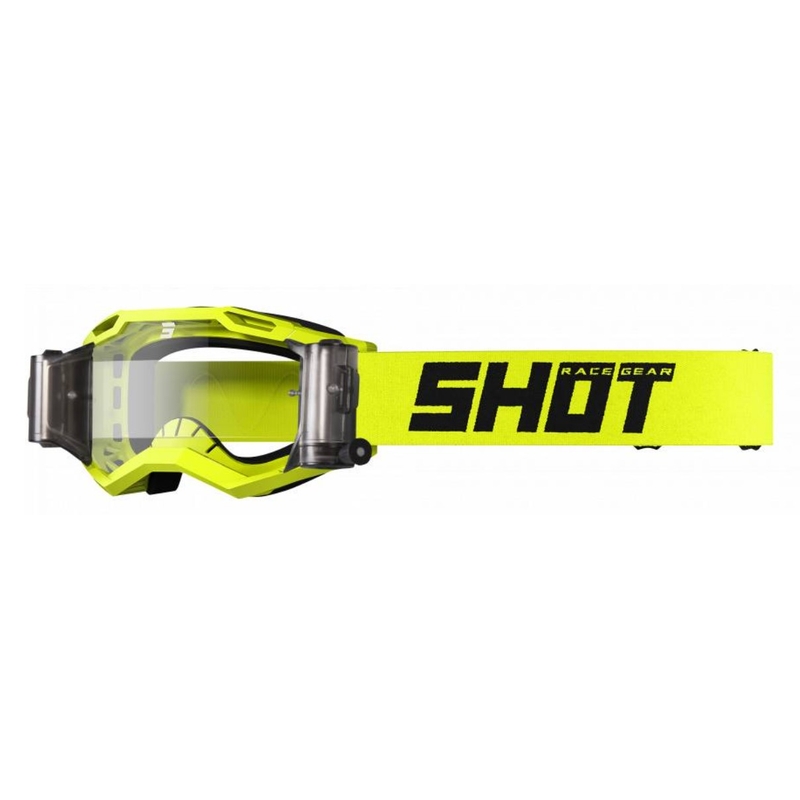 Motokrossiprillid Shot Assault 2.0 Solid Roll-Off fluo kollane
