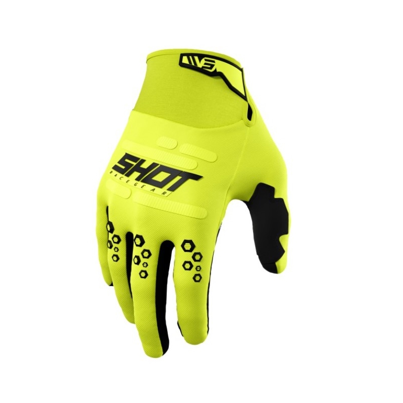 Motokross-kindad Shot Vision fluo kollane allahindlus