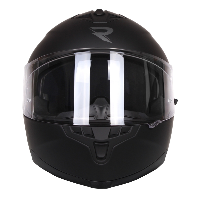 Integreeritud mootorratta kiiver Street Racer Magna must matt