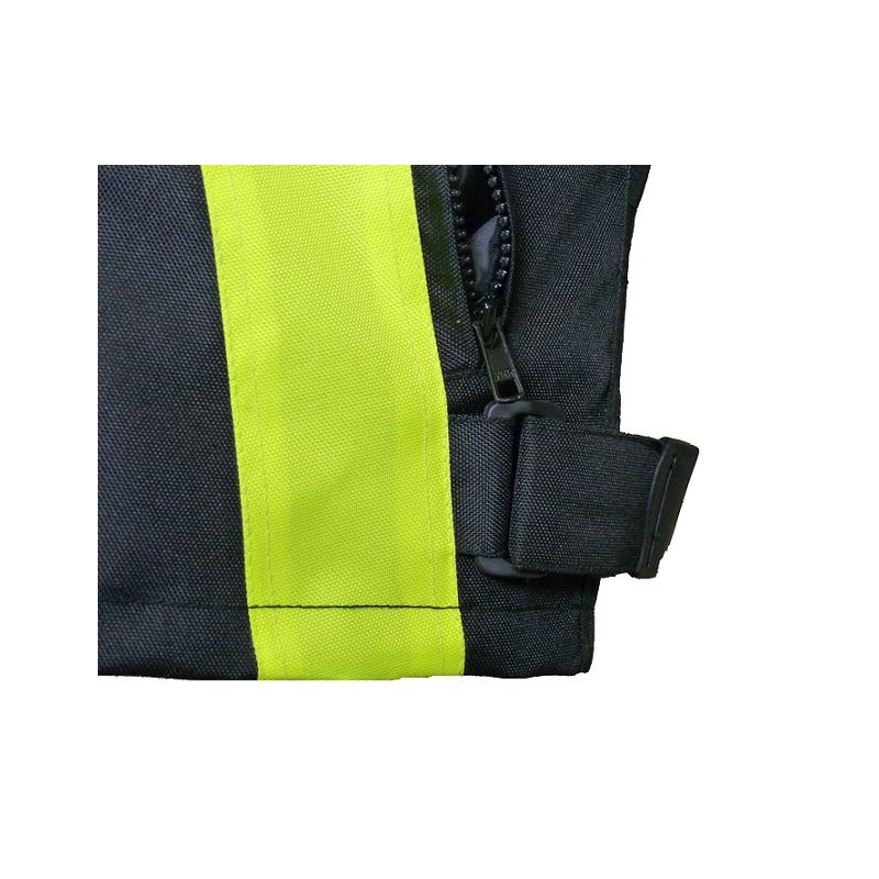 Bunda na moto RSA ST-01 černo-fluo žlutá - II. jakost