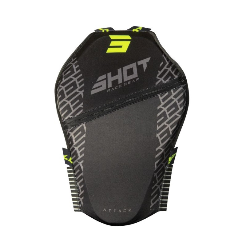 Tagakaitsja Shot Attack must-fluo kollane