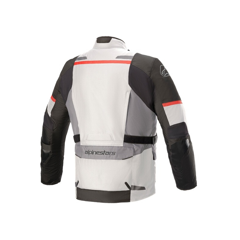 Alpinestars Andes Drystar hall-must-punane mootorratta jakk