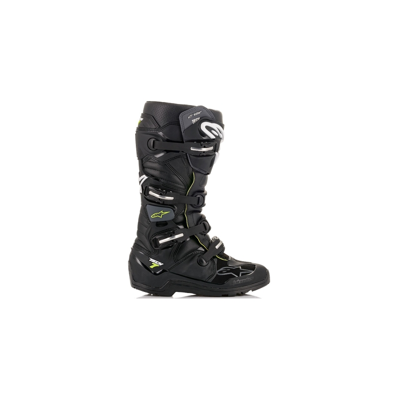 Alpinestars Tech 7 Enduro Drystar must-hall-fluorokollane mootorratta saapad