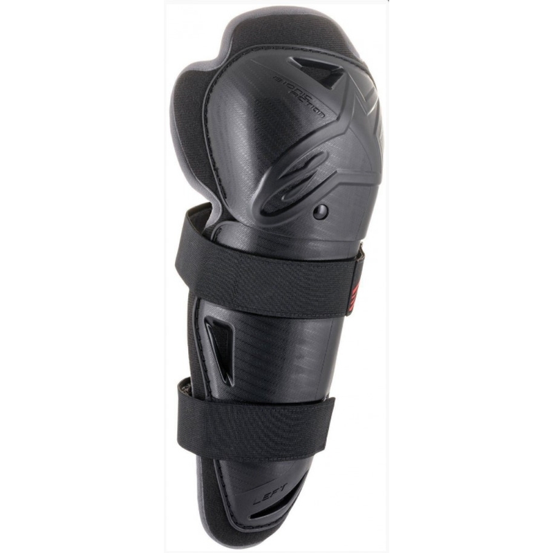 Alpinestars Bionic Action mustad ja punased põlvekaitsmed