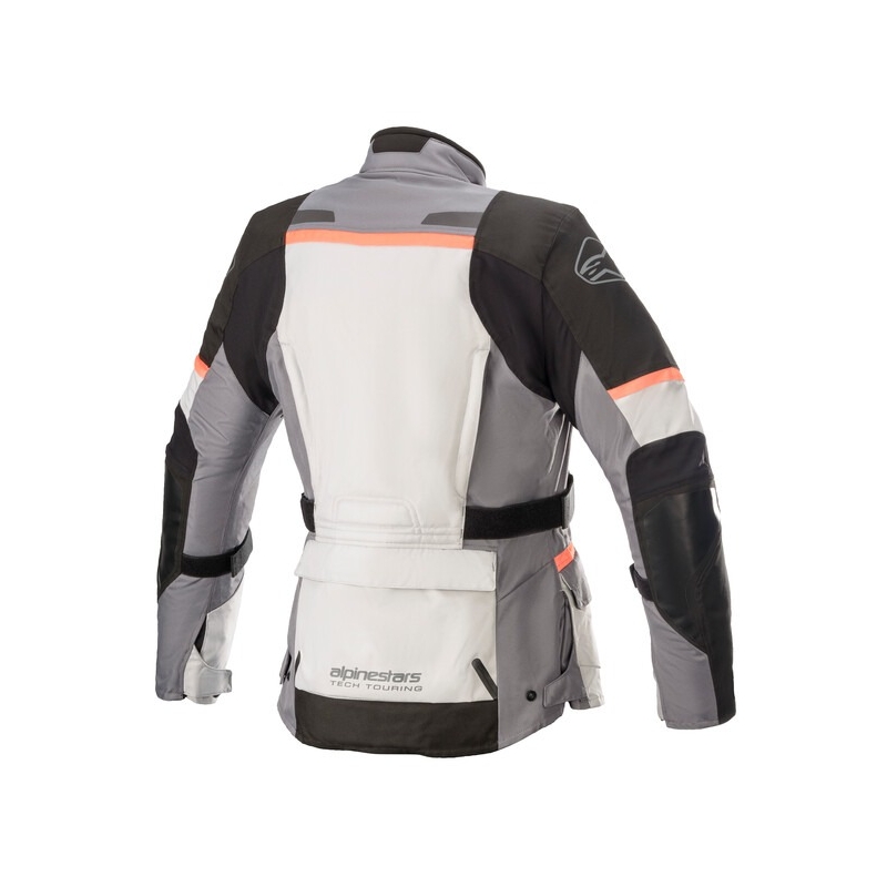 Alpinestars naiste Stella Andes Drystar Grey-Black-Fluo Pink mootorratta jope Stella Andes Drystar Grey-Black-Fluo Pink