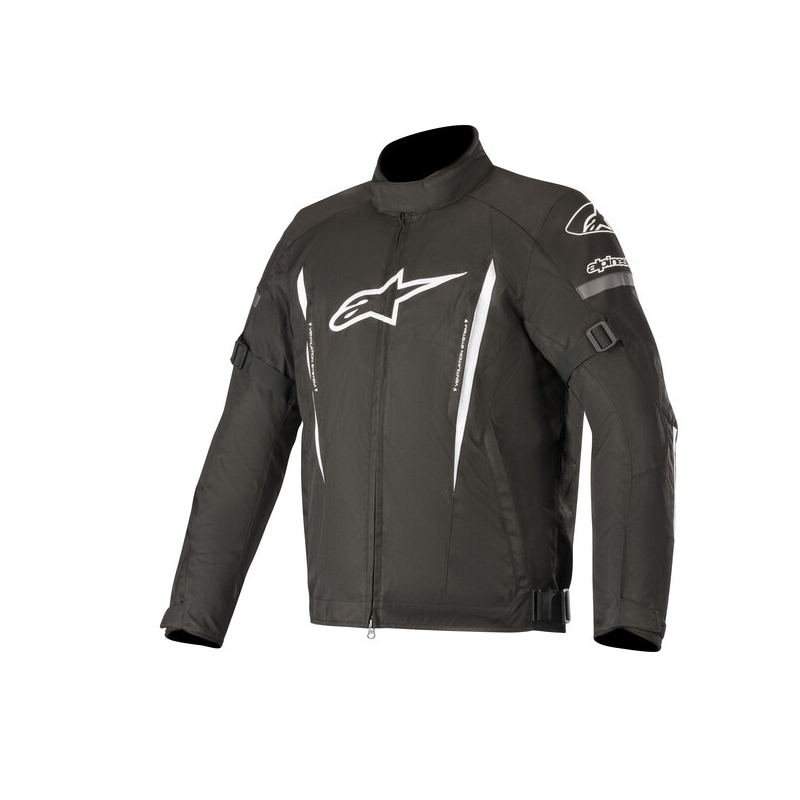 Alpinestars Gunner veekindel must-valge mootorratta jope