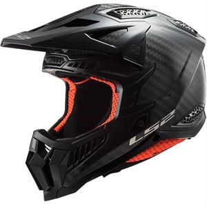 Motokross kiiver LS2 MX703 X-Force Solid Carbon must