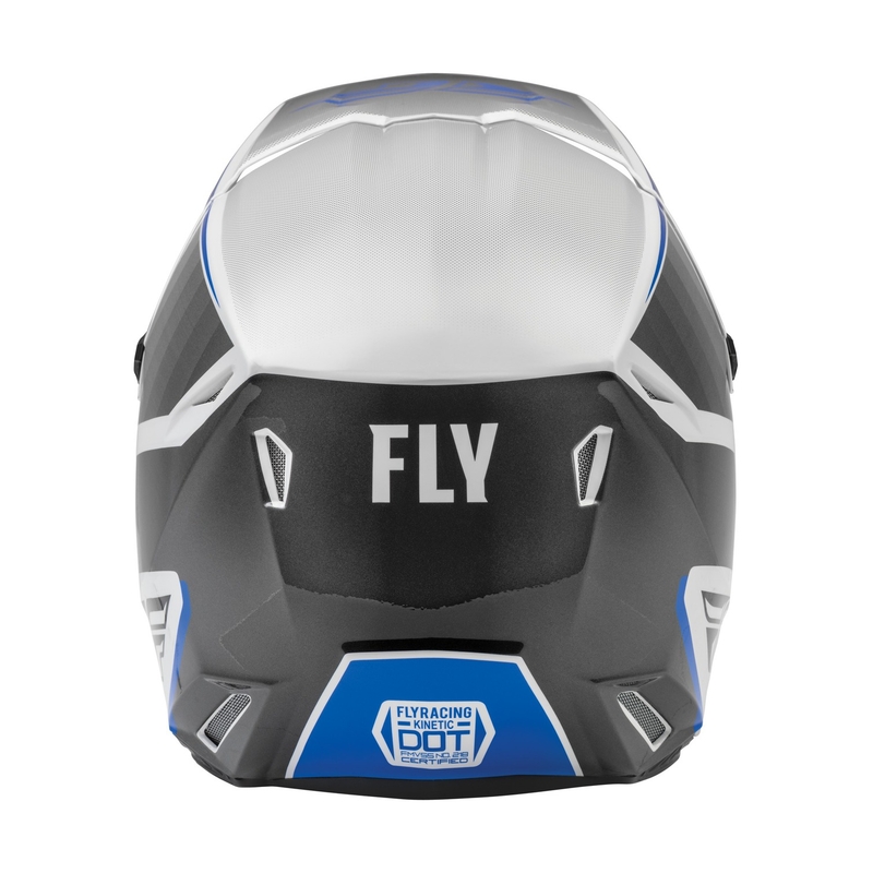 Motokrosová přilba FLY Racing Kinetic Drift modro-šedo-bílá