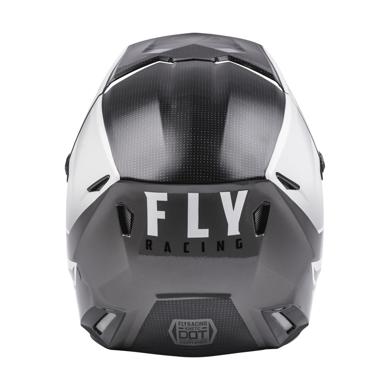 Motokrosová přilba FLY Racing Kinetic Straight černo-bílá výprodej