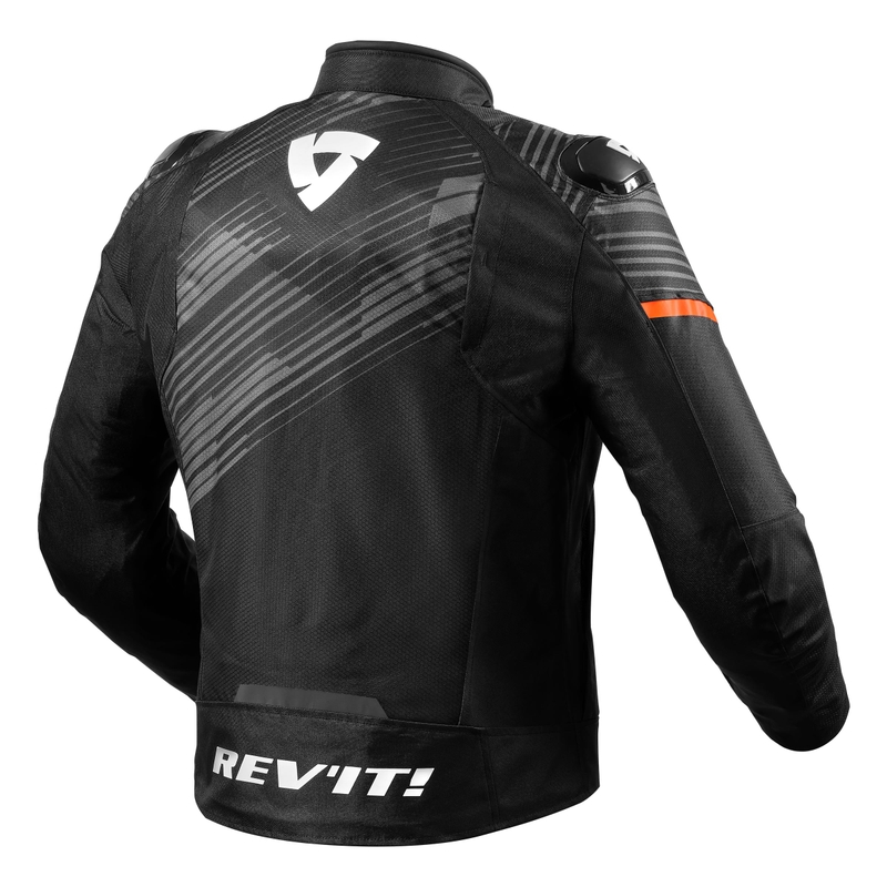 Bunda na motorku Revit Apex H2O černo-fluo oranžová výprodej