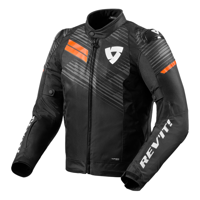 Bunda na motorku Revit Apex H2O černo-fluo oranžová výprodej