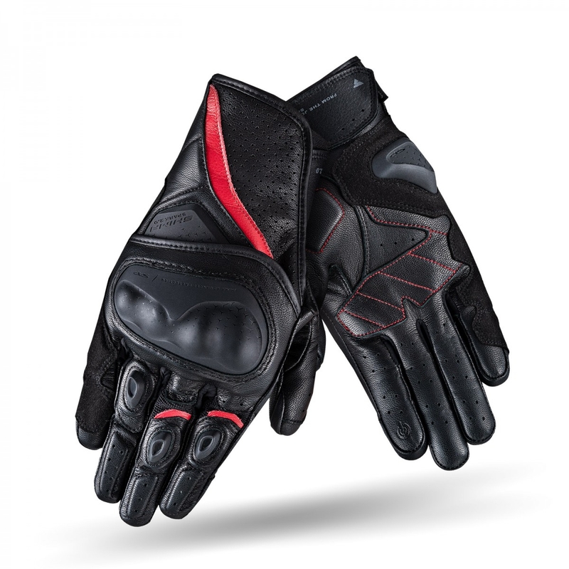 Mootorrattakindad Shima Spark 2.0 must-punased