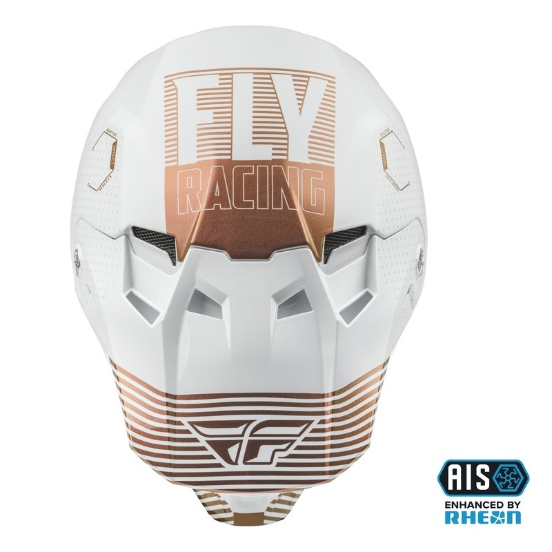 Motokrosová přilba FLY Racing Formula CC Primary bílo-měděná