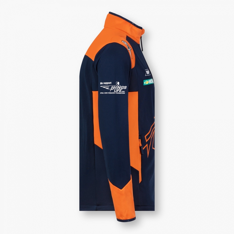 Softshellová bunda KTM Red Bull Racing 22 modro-oranžová výprodej