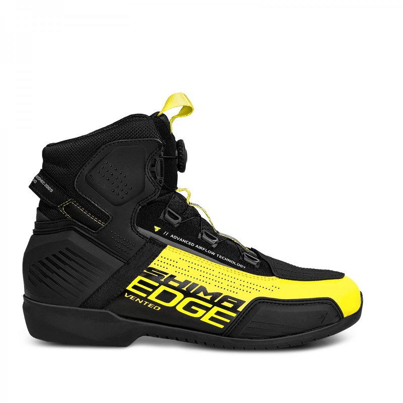 Shima Edge Vent must-fluo kollane mootorratta saapad