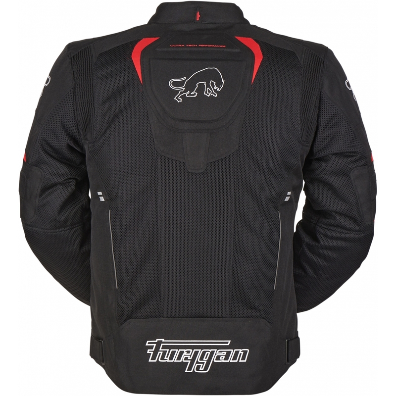 Furygan Ultra Spark Vented 3 in 1 punane ja must mootorratta jakk