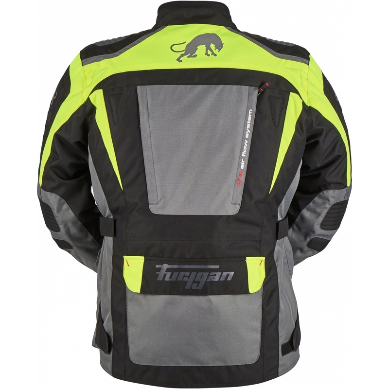 Furygan Apalaches must-fluo kollane mootorratta jakk