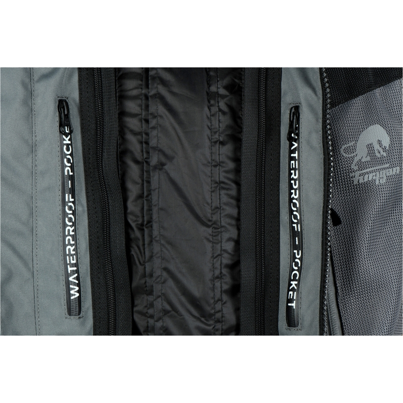 Furygan Apalaches ventileeritav 2-in-1 hall-punase-must mootorratta jakk