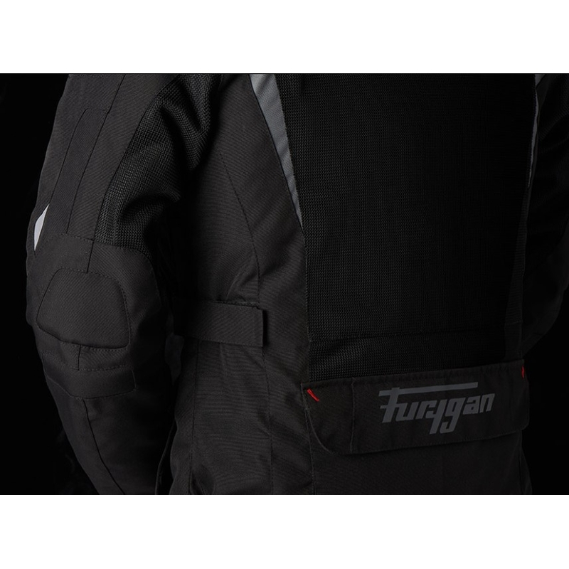 Furygan Apalaches ventileeritav 2-in-1 mootorratta jope must