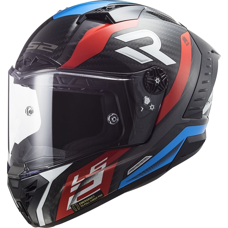 Integrální přilba na motorku LS2 FF805 Thunder C Supra černo-červeno-modrá výprodej