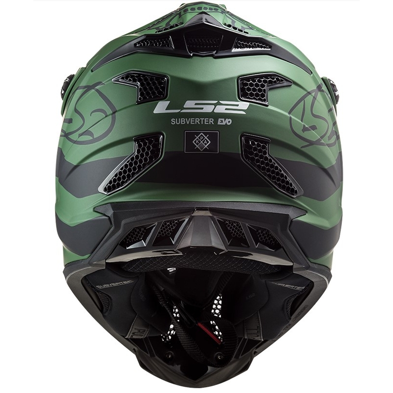 Motokrosová přilba LS2 MX700 Subverter Cargo zelená matná