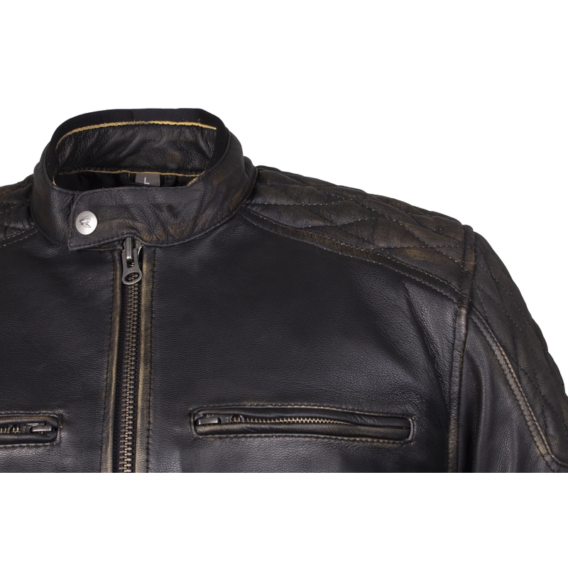 Street Racer Tribe Retro pruun mootorratta jakk