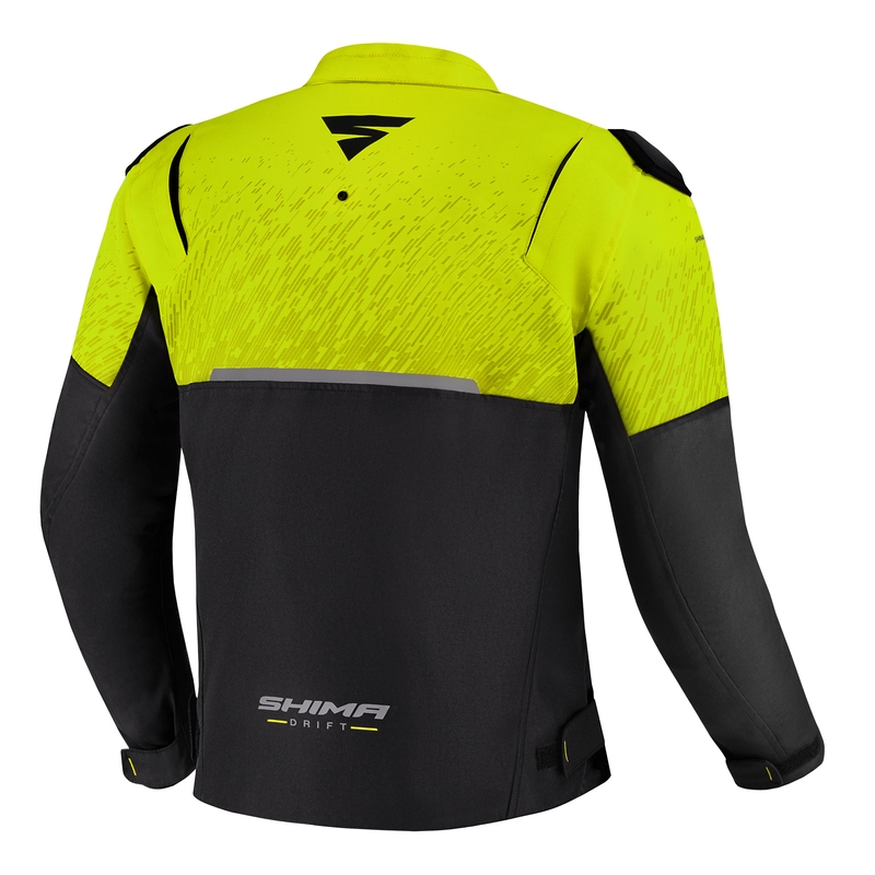 Mootorratta jope Shima Drift must-fluo kollane