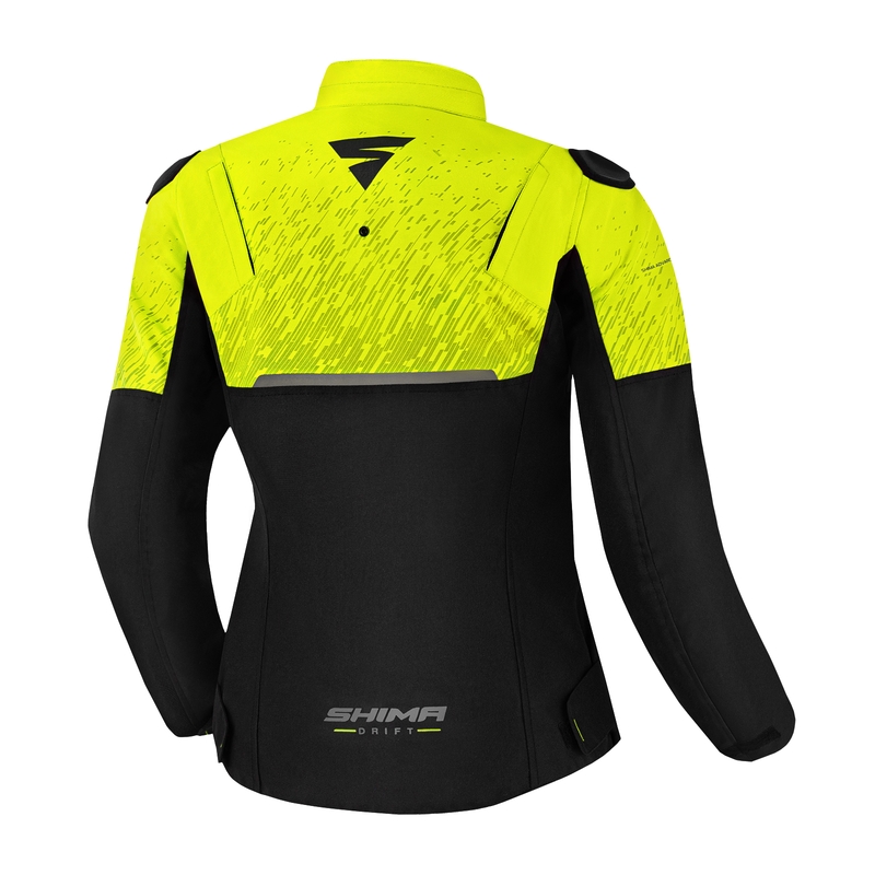 Naiste mootorratta jakk Shima Drift must-fluo kollane