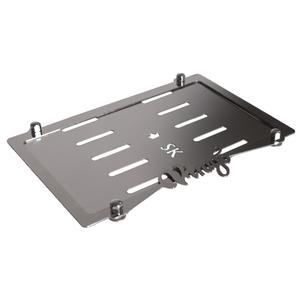 Virago numbrimärgi all olev roostevabast terasest pad, mis on valmistatud roostevabast terasest.