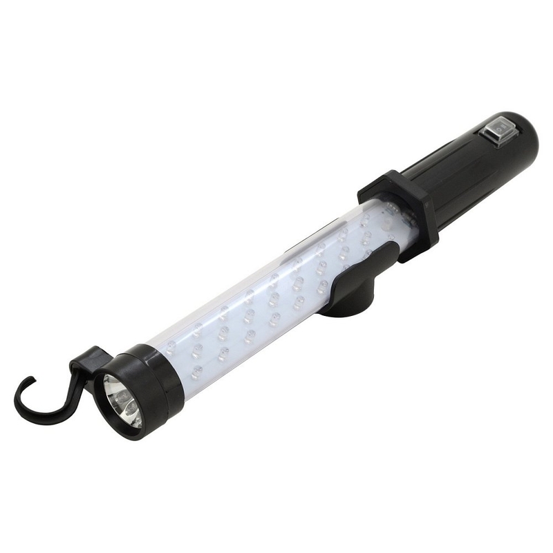 Svítilna montážní 27+7LED nabíjecí 12/220V Li-on 1200mAh