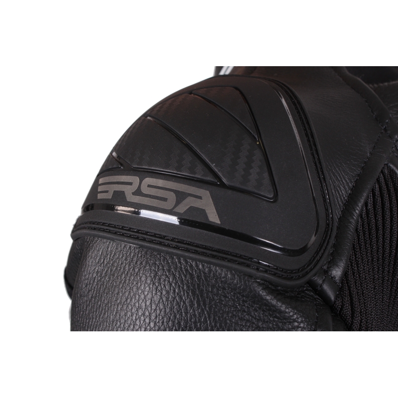 Pánská kombinéza na motorku RSA Virus černo-bílo-fluo žlutá výprodej