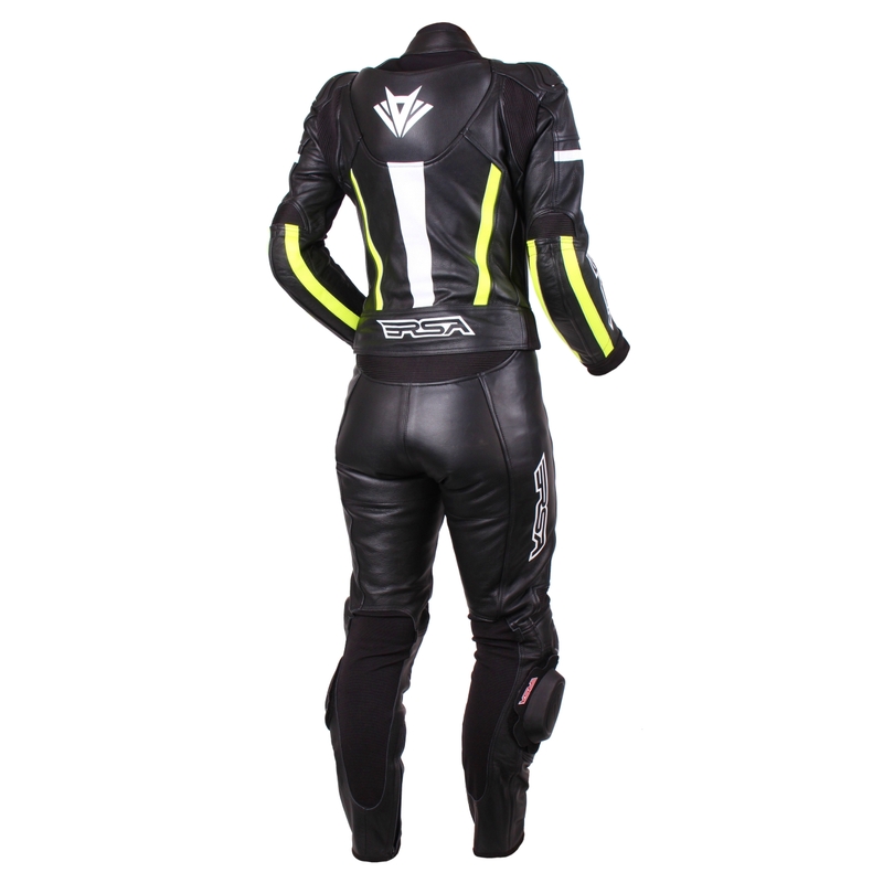 Naiste RSA Virus must-valge-fluorokollane mootorratta kombinesoon allahindlus