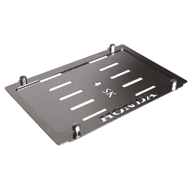 Roostevabast terasest aluskate Honda numbrimärgi all