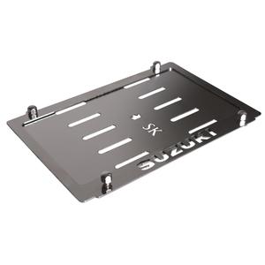 Roostevabast terasest alusplaat numbrimärgi all Suzuki