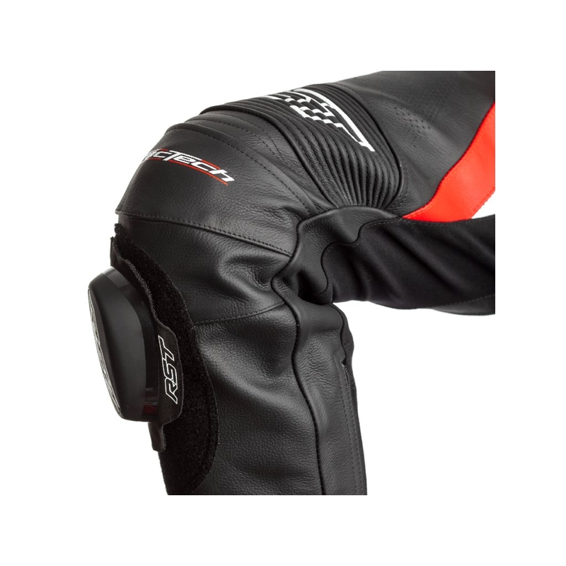 Kalhoty na motorku RST Tractech Evo 4 CE černo-bílo-červené výprodej