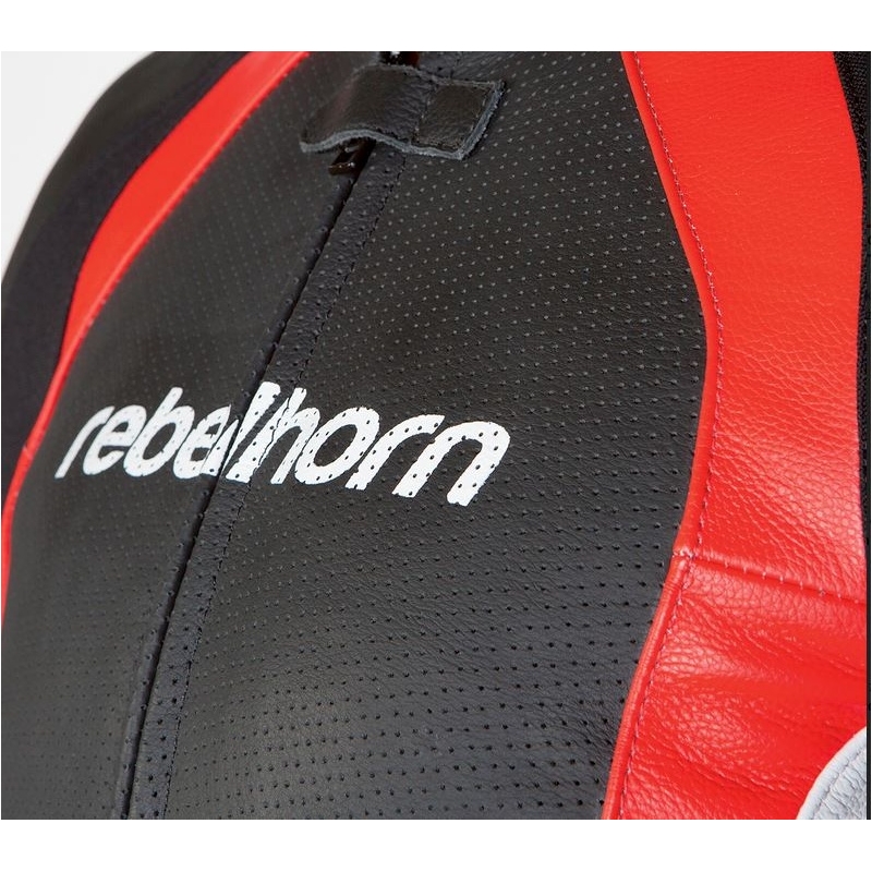 Bunda na motorku Rebelhorn Piston II černo/bílo/červená
