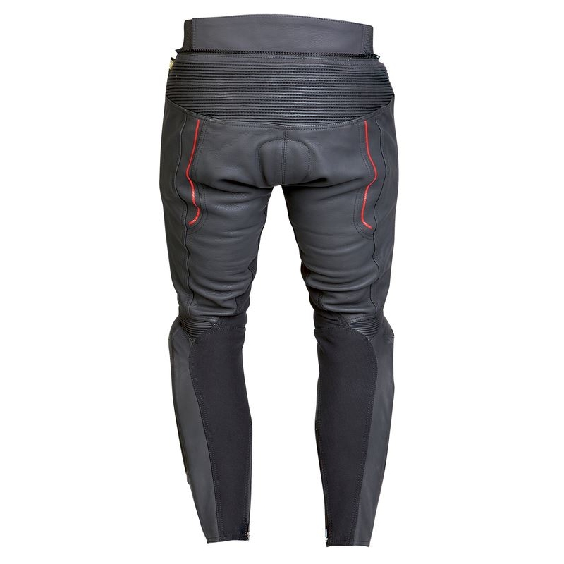 Kožené kalhoty na motorku Ozone Grip černé