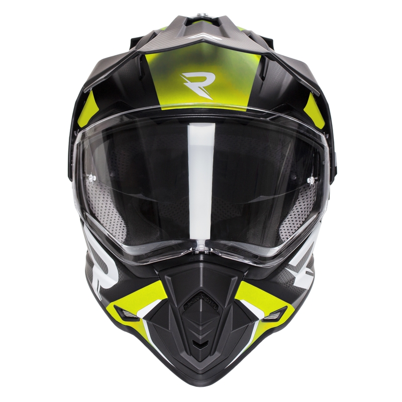 Enduro kiiver Street Racer Tracker must-fluo kollane