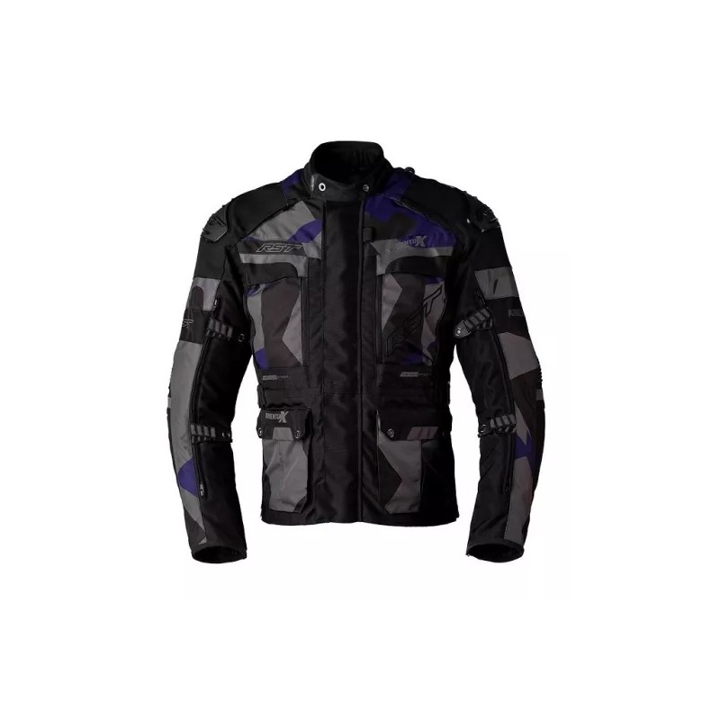 Mootorratta jope RST Pro Series Adventure-X CE must-halli-sinine allahindlus
