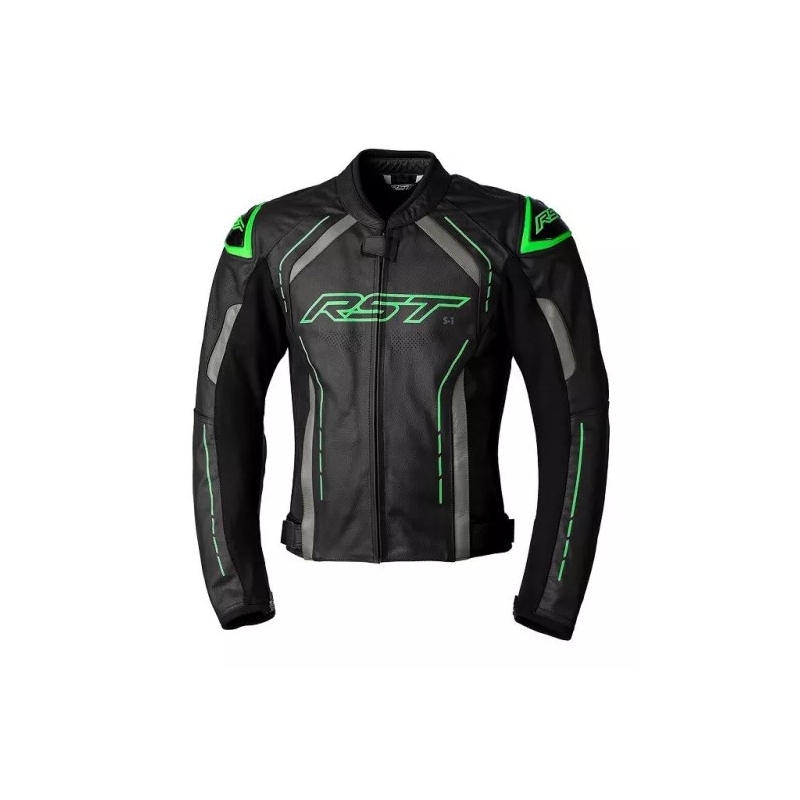 Bunda na motorku RST S1 CE černo-šedo-fluo zelená výprodej