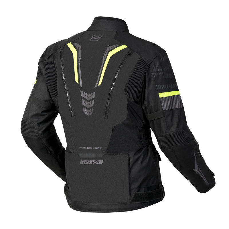 Mootorratta jope Ozone Tour III must-antratsiit-fluo kollane