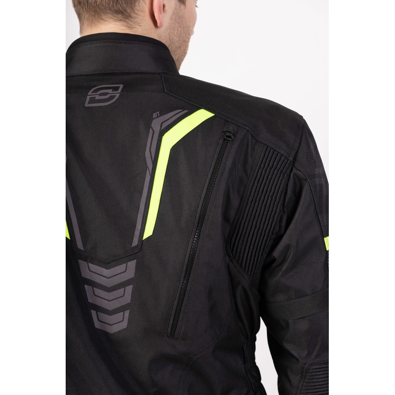 Mootorratta jope Ozone Tour III must-antratsiit-fluo kollane